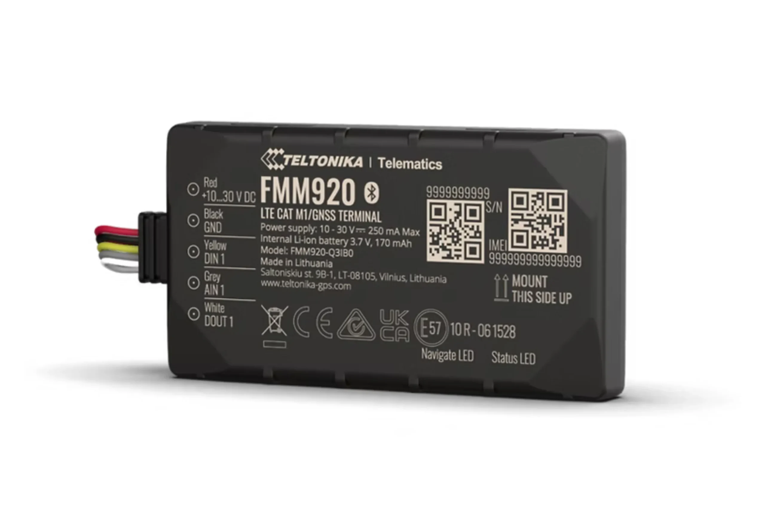 Techtonika FMM920 4G LTE Cat M1 GPS Tracker – Fleet & Vehicle Monitoring