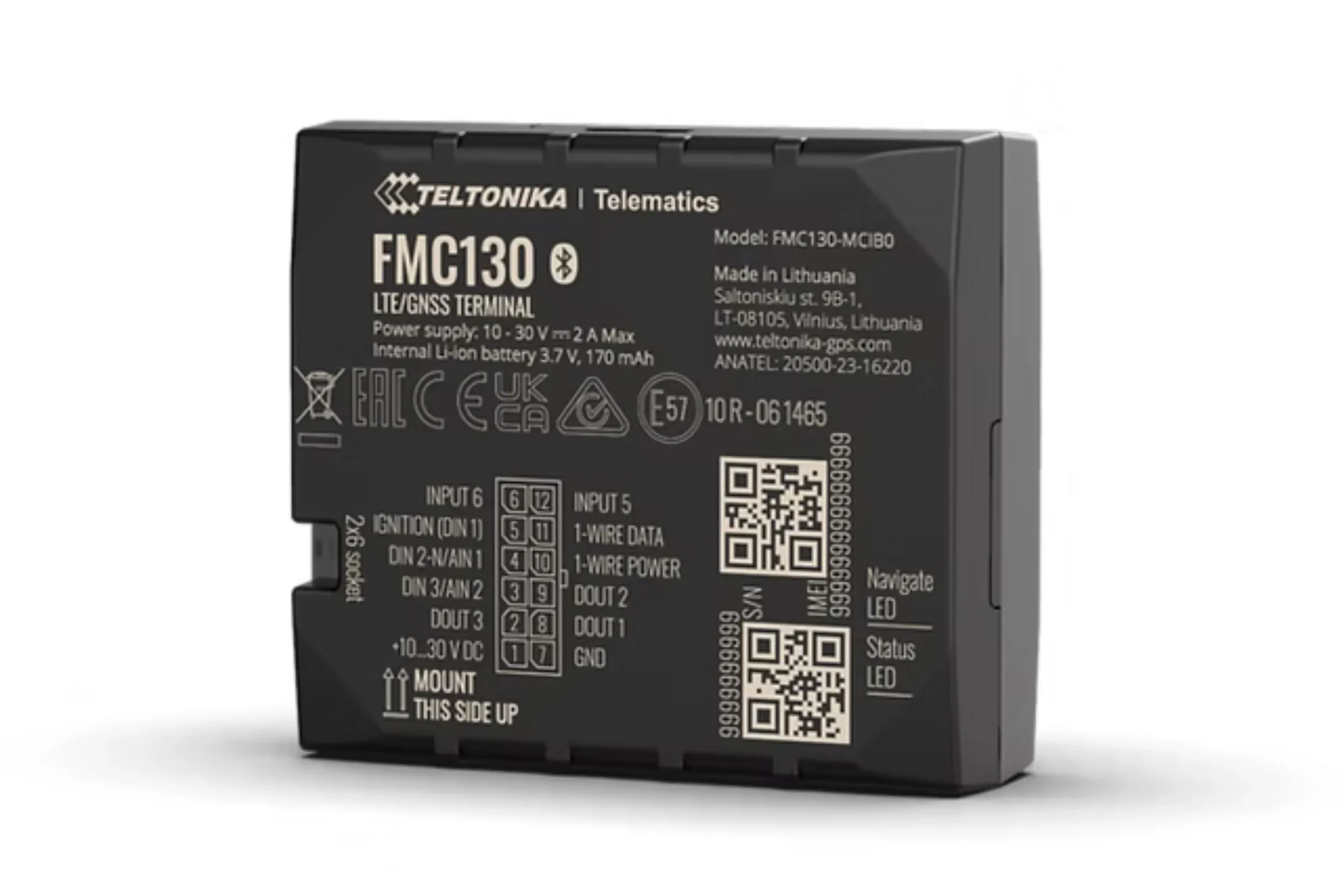 Techtonika FMC130 4G LTE Cat M1 GPS Tracker – Fleet & Vehicle Monitoring