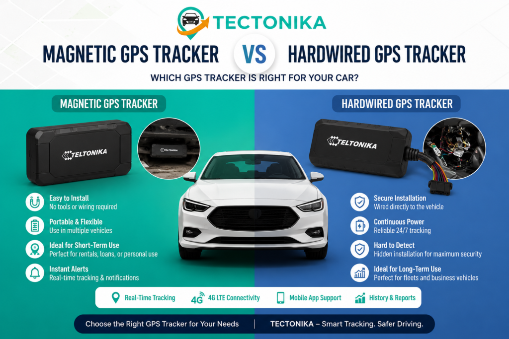 magnetic GPS tracker vs hardwired