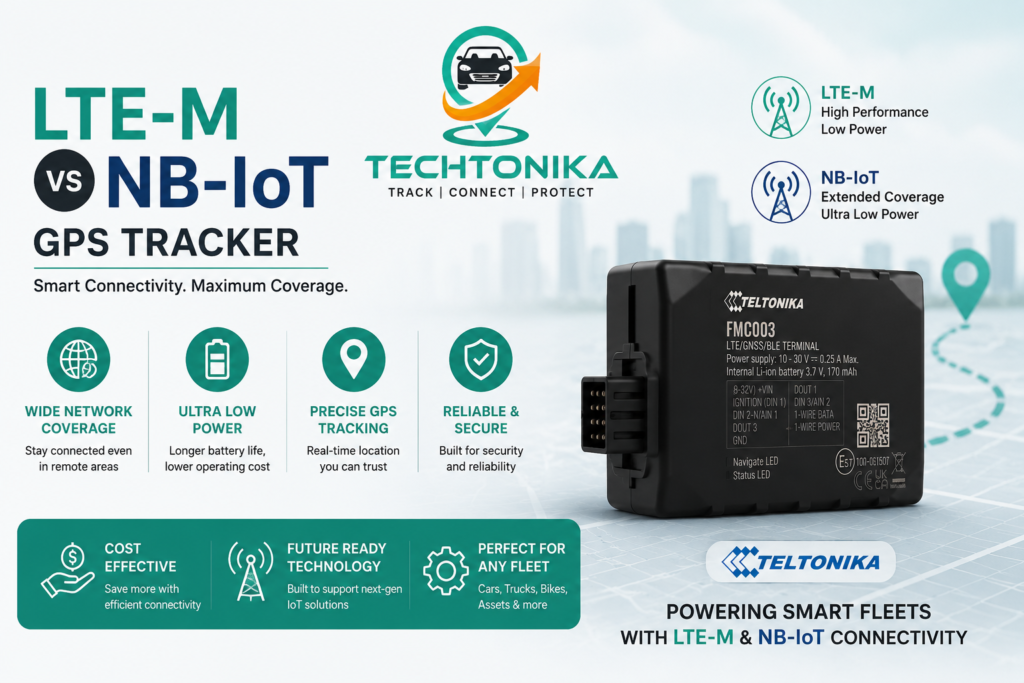 LTE-M vs NB-IoT GPS tracker