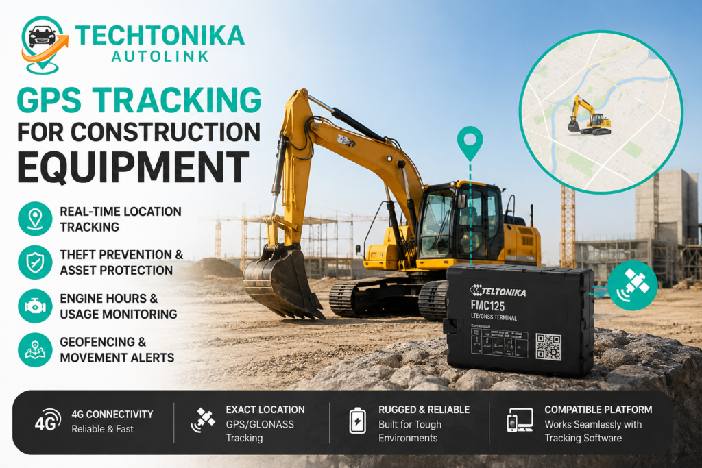 GPS tracking for construction equipment