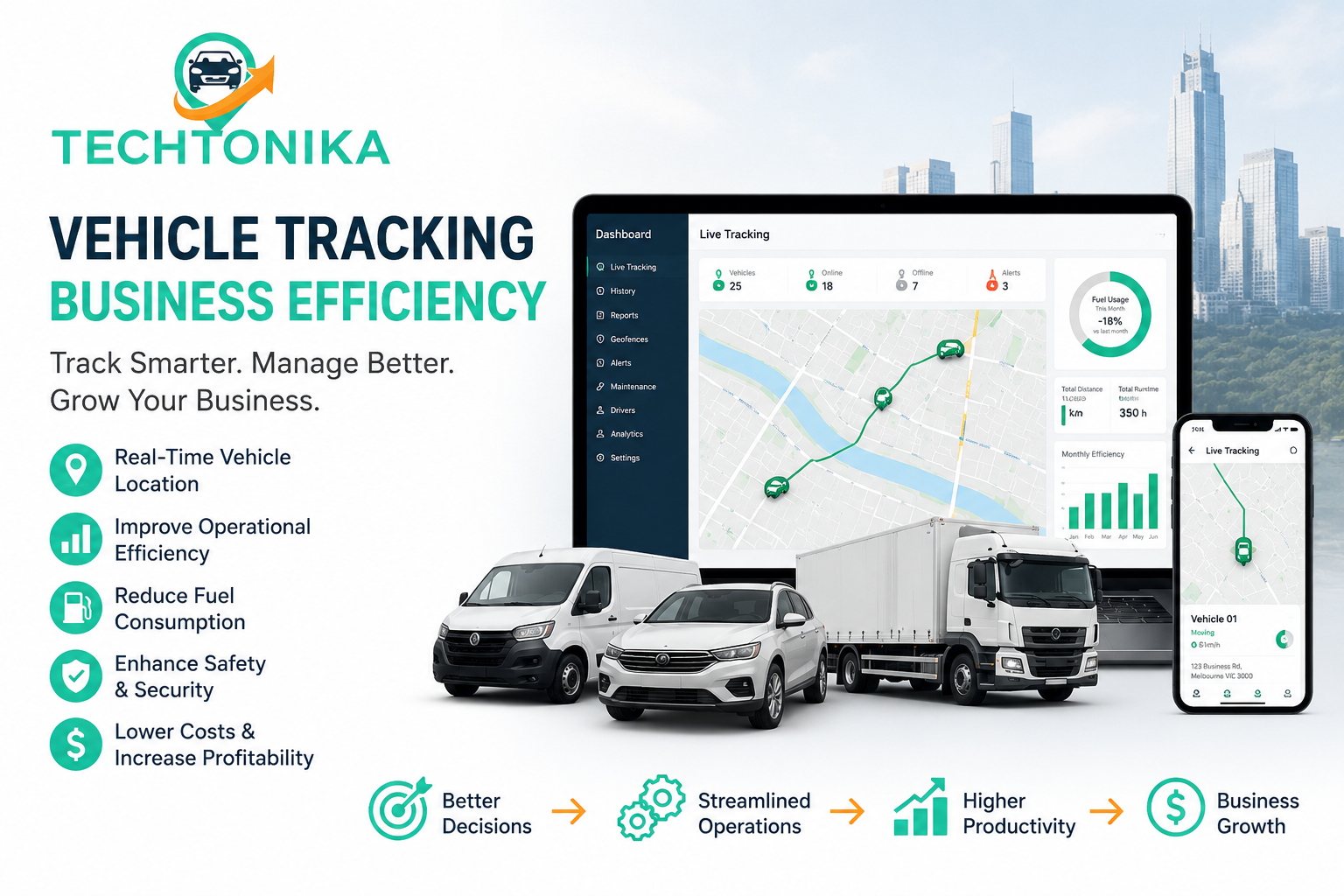 You are currently viewing How Vehicle Tracking Improves Business Efficiency