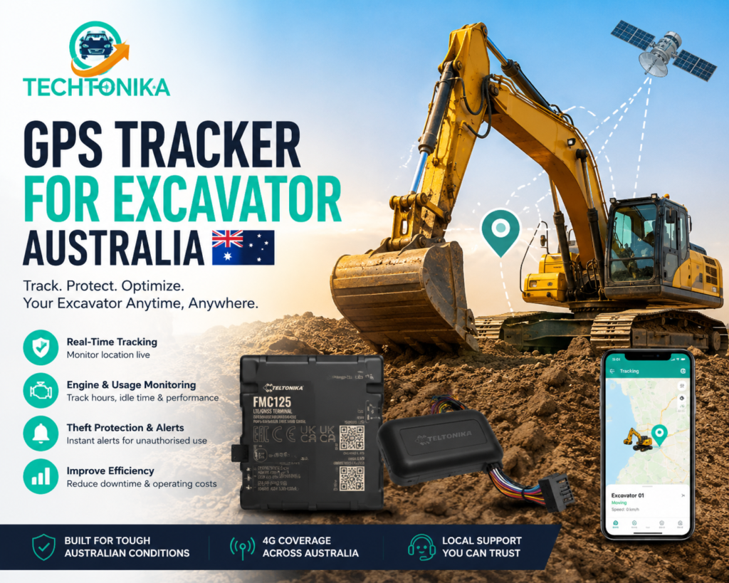 GPS Tracker for Excavators Australia
