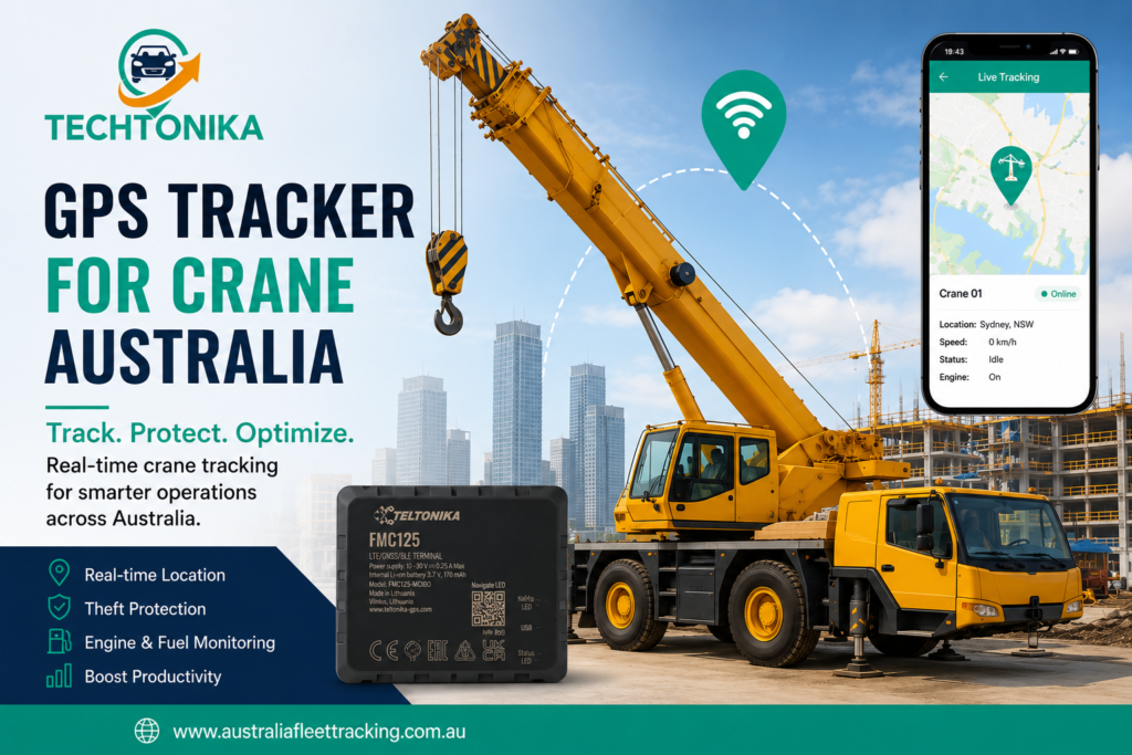 GPS tracker for crane Australia