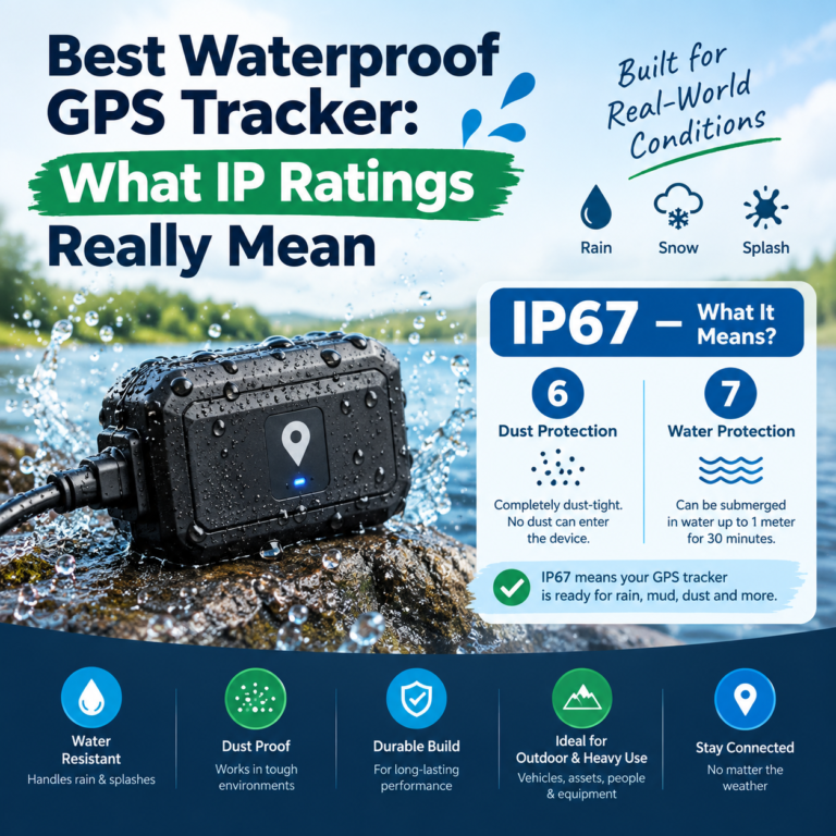 Read more about the article Best Waterproof GPS Tracker: What IP Ratings Really Mean