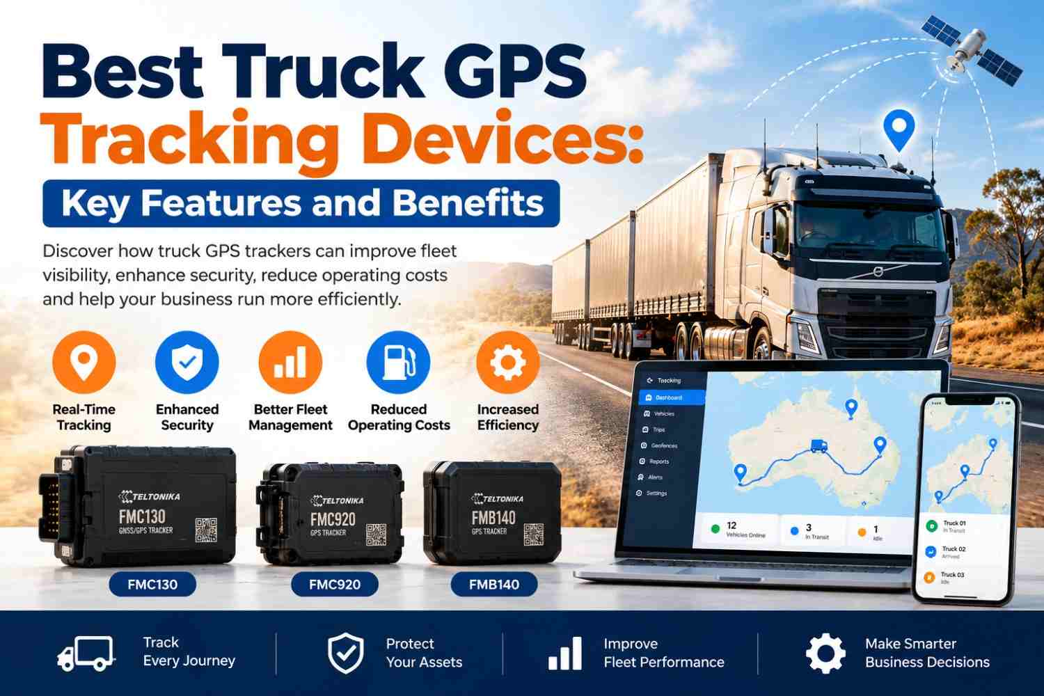 You are currently viewing Best Truck GPS Tracking Devices: Key Features and Benefits