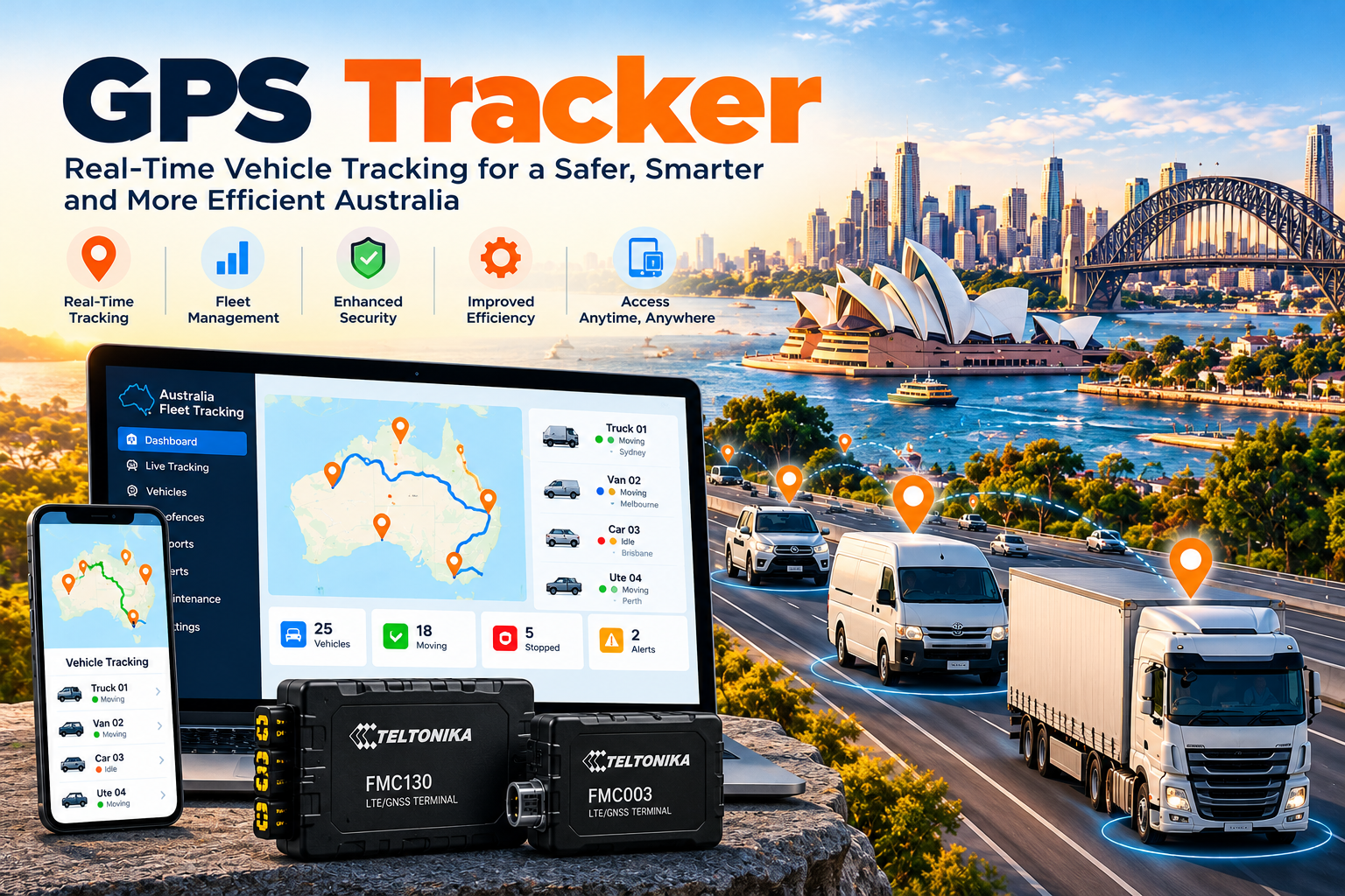 You are currently viewing GPS Tracker: How to Choose the Right Fleet Tracking Device in Australia