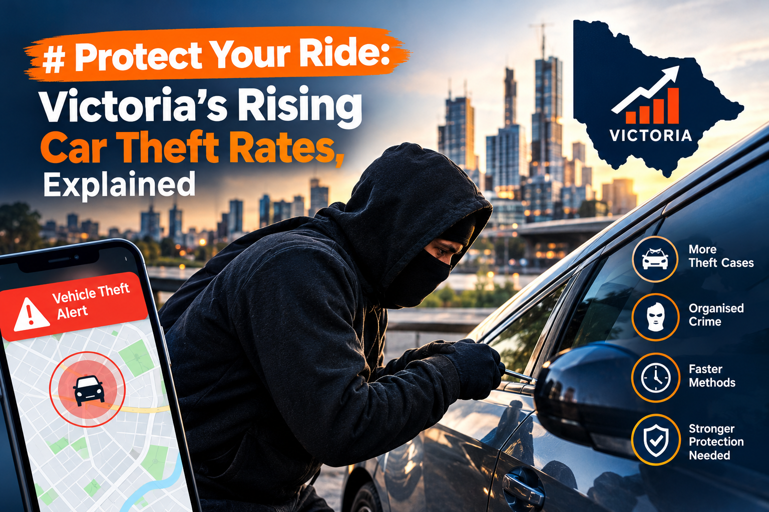 You are currently viewing Protect Your Ride: Victoria’s Rising Car Theft Rates, Explained